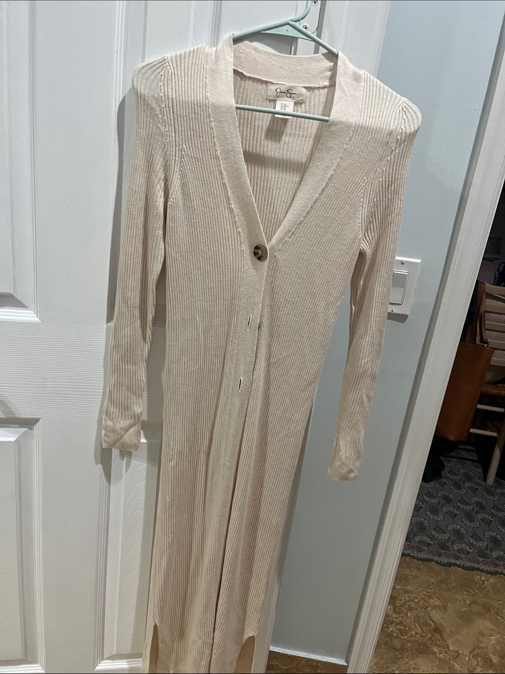 Long midi cardigan